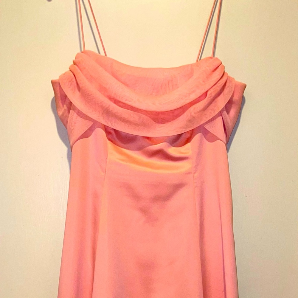 Coral Prom/bridesmaid Dress Size 10P